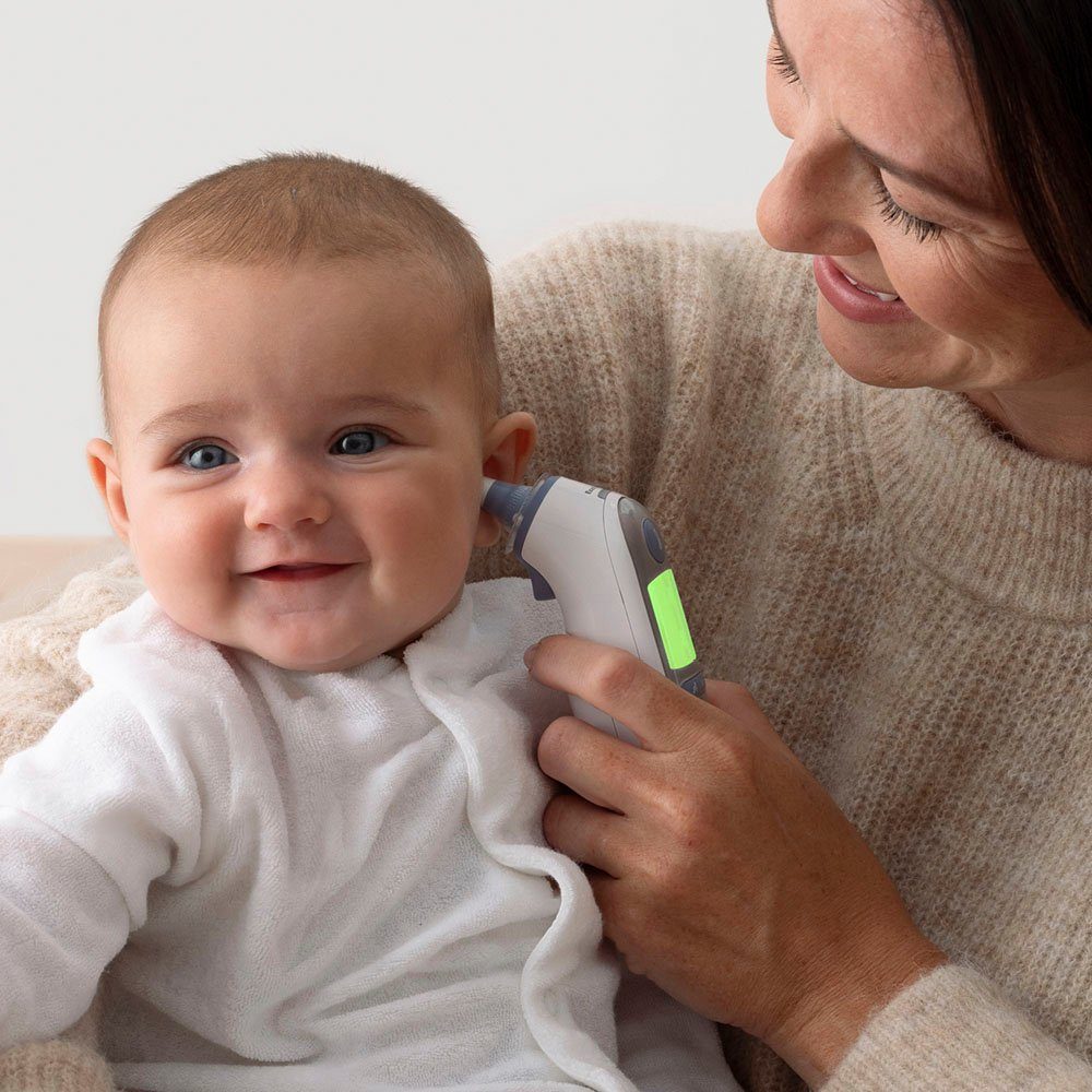 Braun Ohr-Fieberthermometer ThermoScan® 7 Ohrthermometer mit Age Precision® - IRT6520, Für alle Altersgruppen geeignet, einschließlich Neugeborener