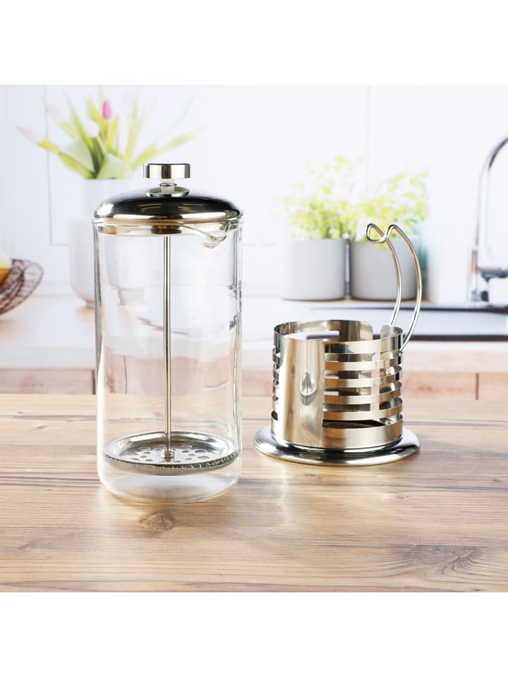 Chefware Kaffeebereiter in Silber/ Transparent - 1 l günstig kaufen onesize