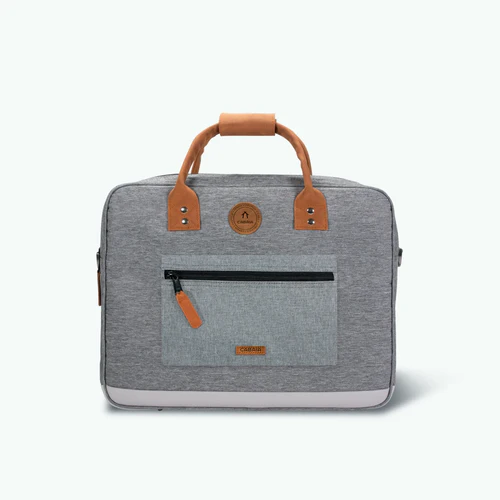 Dark grey New York laptop bag
