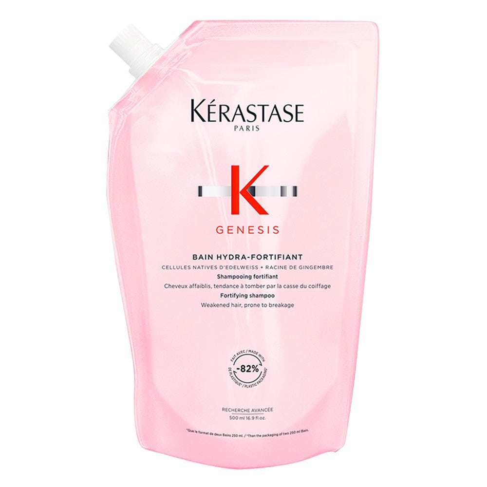Kérastase Genesis Bain Hydra-Fortifant Refill Pouch 500 ml + Alu-Flasche
