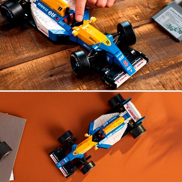 LEGO Icons 10353 Williams Racing FW14B and Nigel Mansell