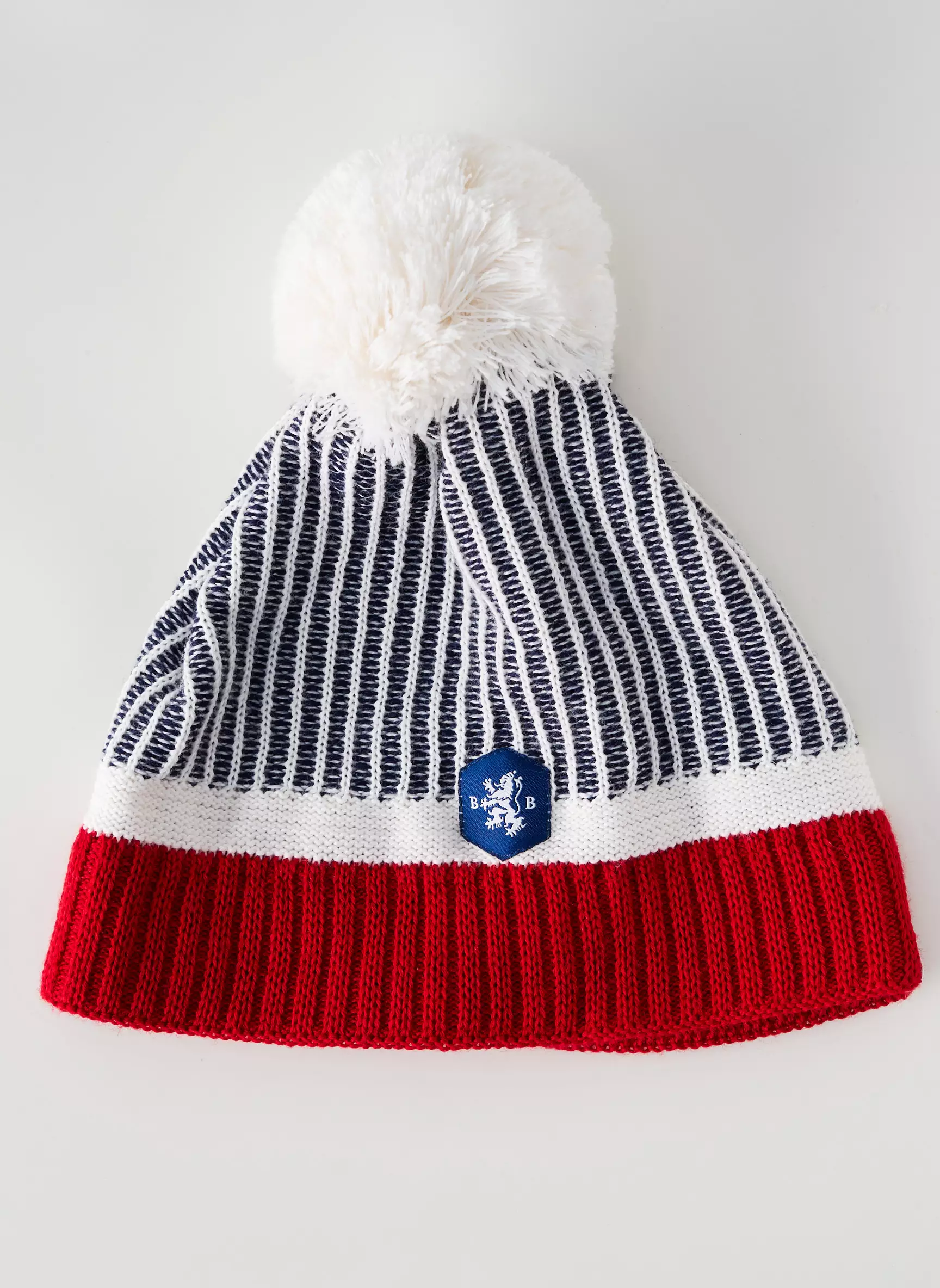 Blanc Bonnet Bonnets Homme couleur rouge