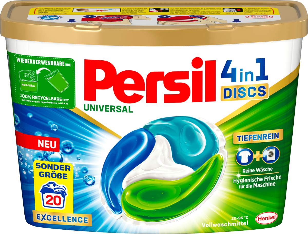 Vollwaschmittel universal Discs, 20 Wl
