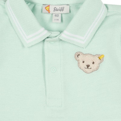 Poloshirt kurzarm, hellgrün für Jungs