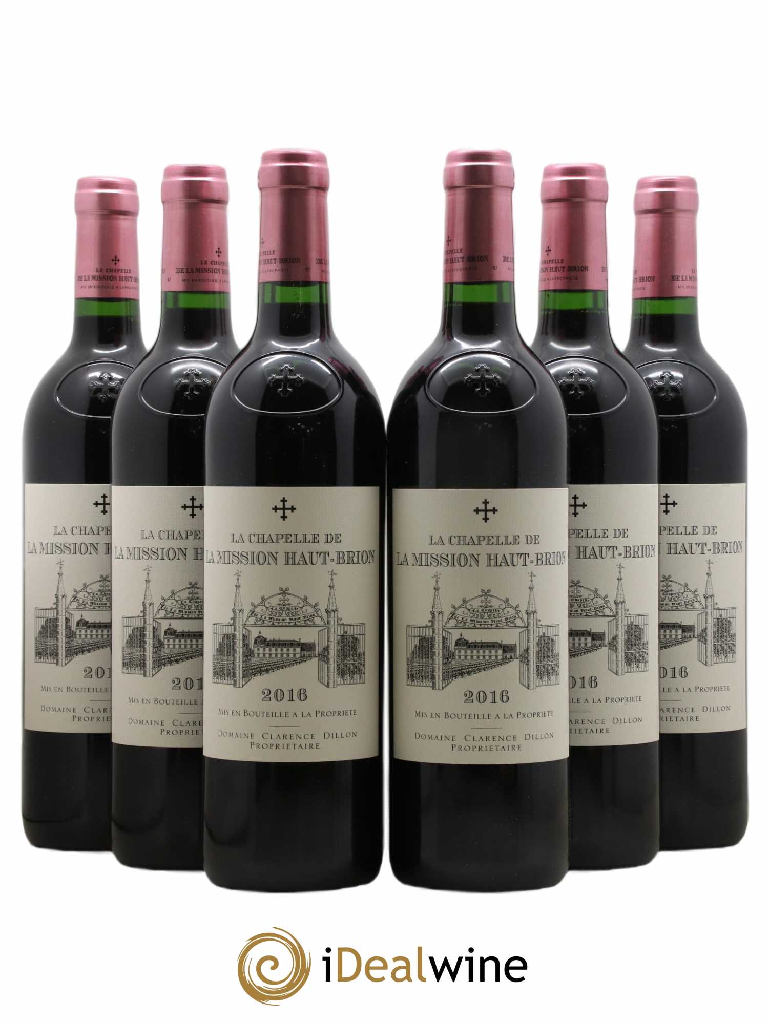 La Chapelle de La Mission Haut-Brion Second Vin  2016 - Lot de 6 Bouteilles
