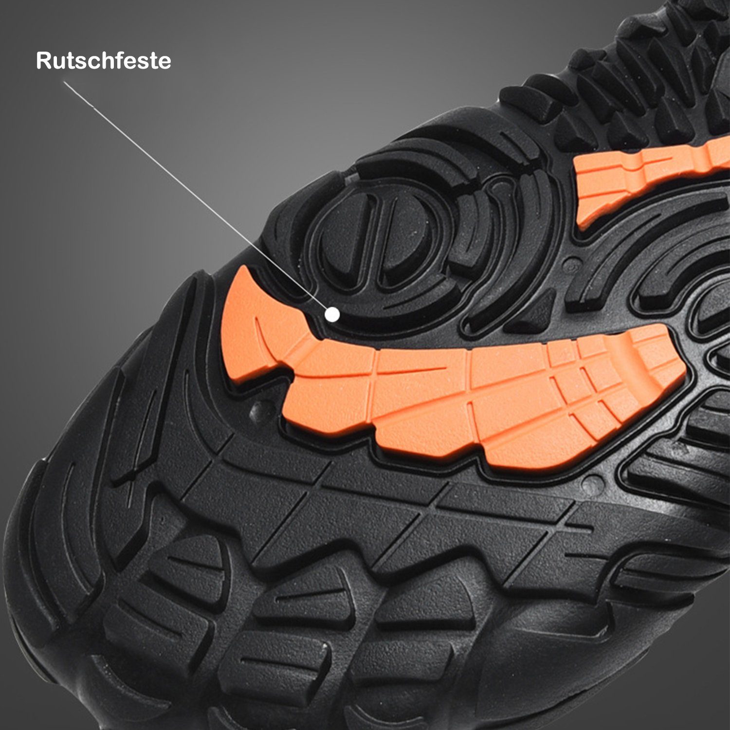Daisred Barfußschuhe Winter Herren Wasserdicht Traillaufschuhe Snowboots