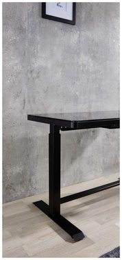 Bega Consult Computertisch Elektrisch verstellbarer Schreibtisch Stehtisch LIFT4HOME schwarz
