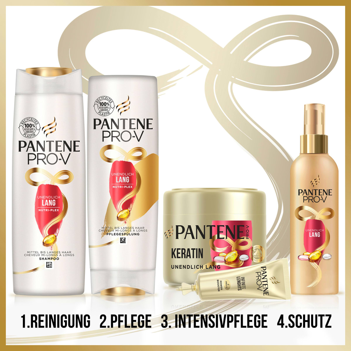 Haarkur Rescue Shots Unendlich Lang (3x15 ml), 45 ml