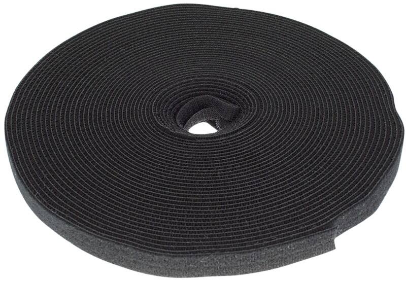 ACT Klett-Kabelbinder CT4043 Schwarz 2 cm x 25’000 mm 25 m