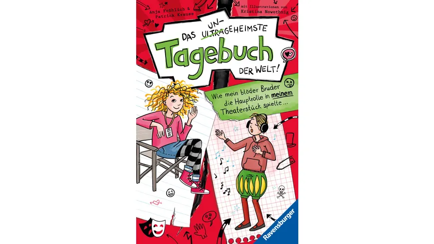 Das ungeheimste Tagebuch der Welt!, Band 4: Wie mein blöder Bruder die Hauptrolle in meinem Theaterstück spielte ...