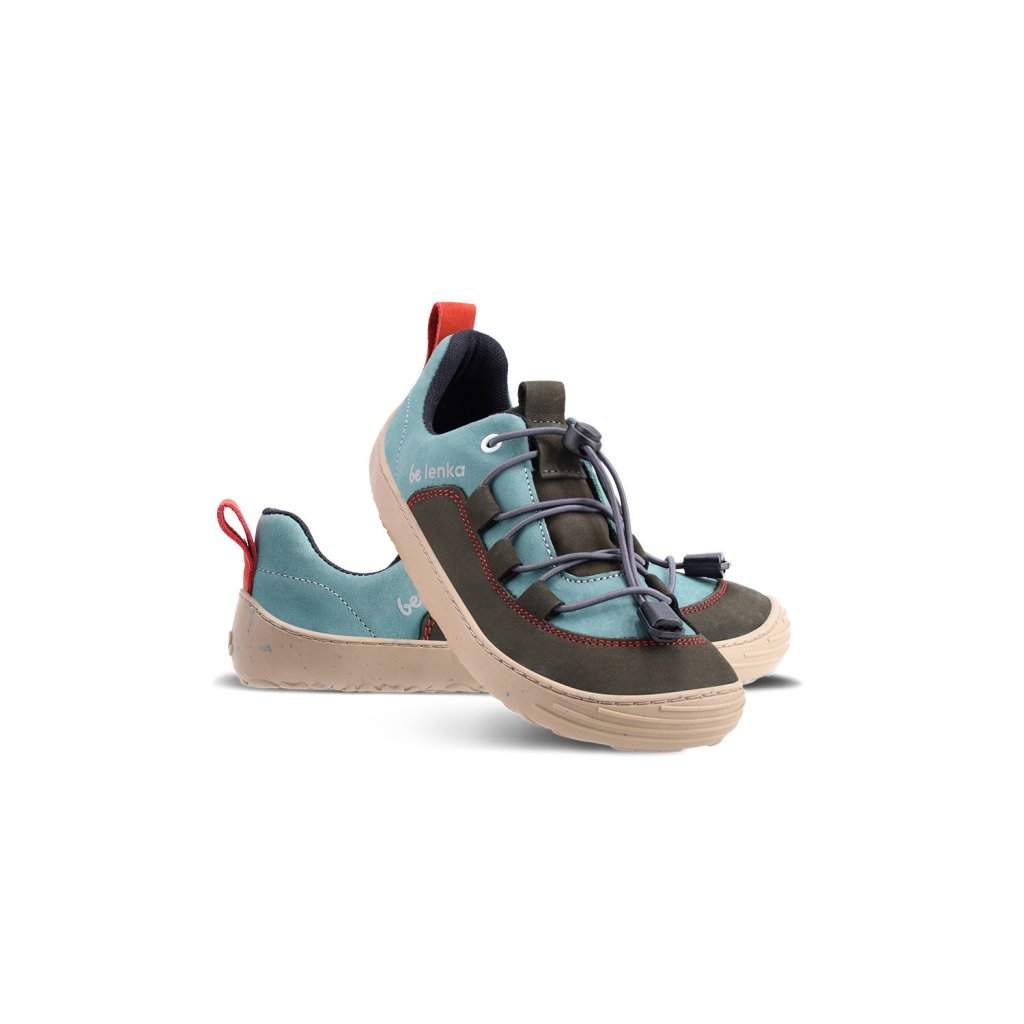 Be Lenka Xplorer Olive black & sage green Barfußsneakers