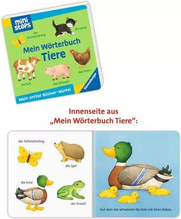 ministeps: Mein erster Bücher-Würfel: Meine ersten Wörter (Bücher-Set)