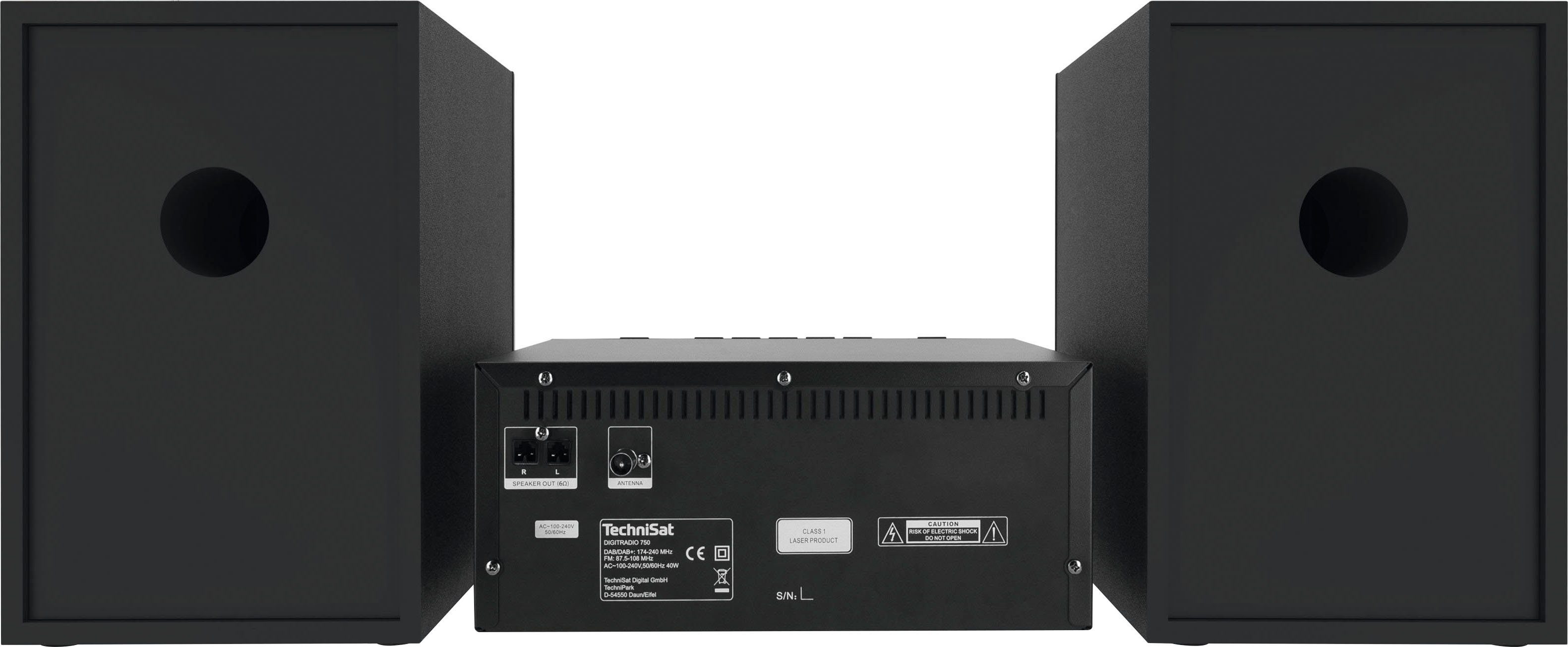 TechniSat DIGITRADIO 750 Microanlage (Digitalradio (DAB), UKW mit RDS, 100 W)