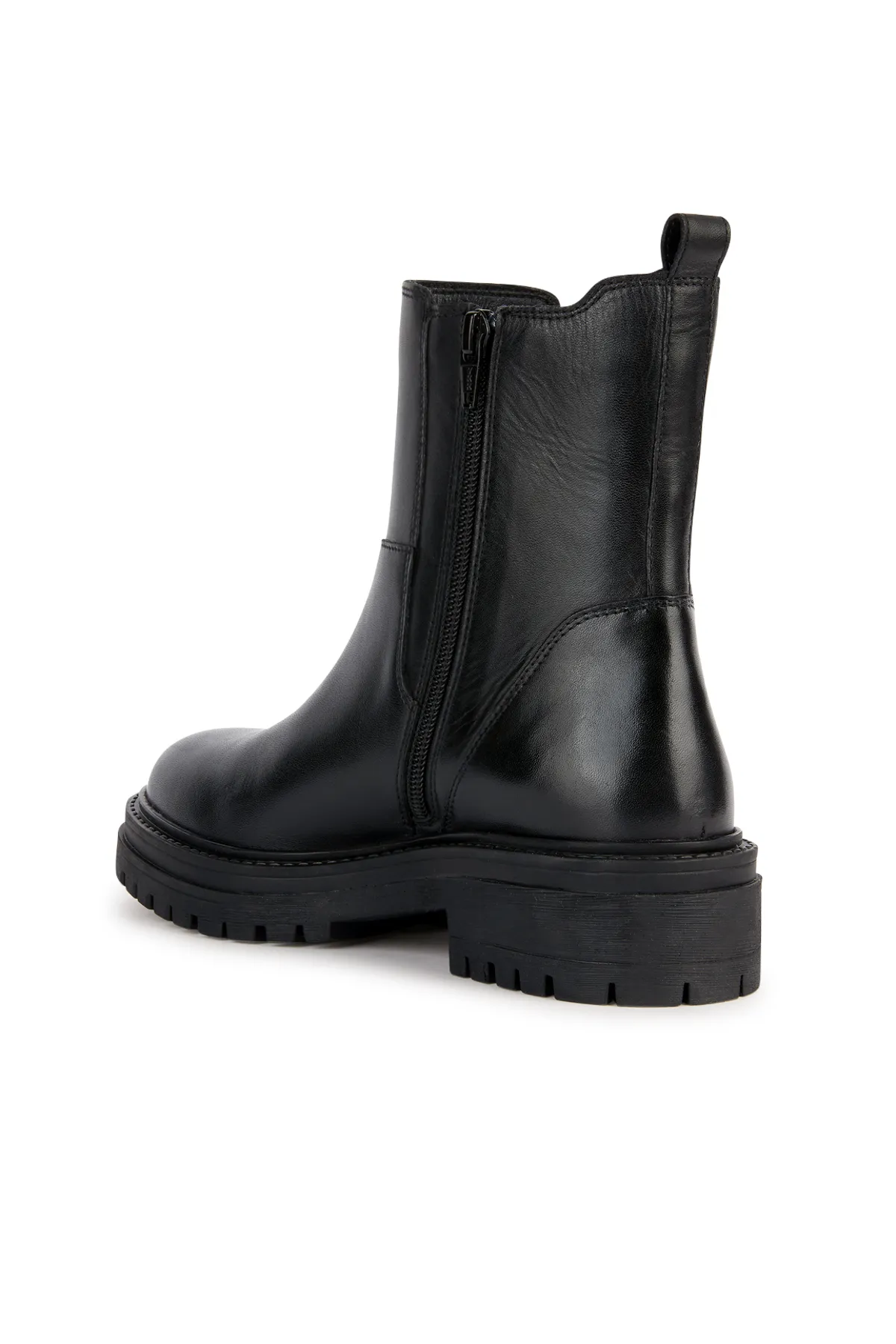 Geox  Stiefelette - Schwarz - Blockabsatz