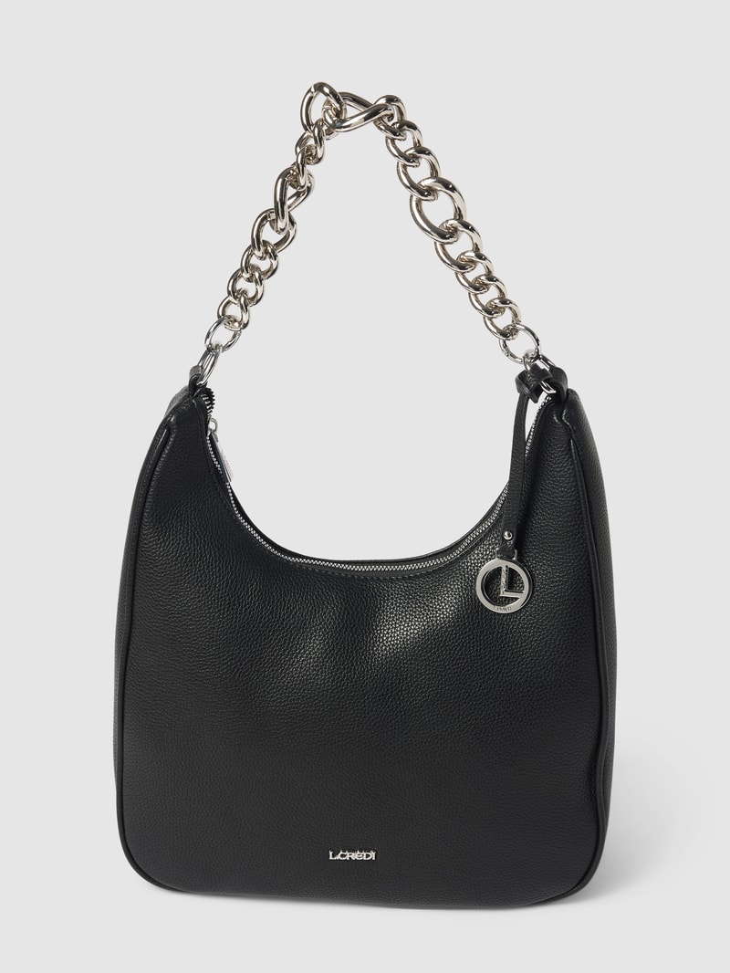 Handtasche in Leder-Optik Modell 'Josa' in schwarz