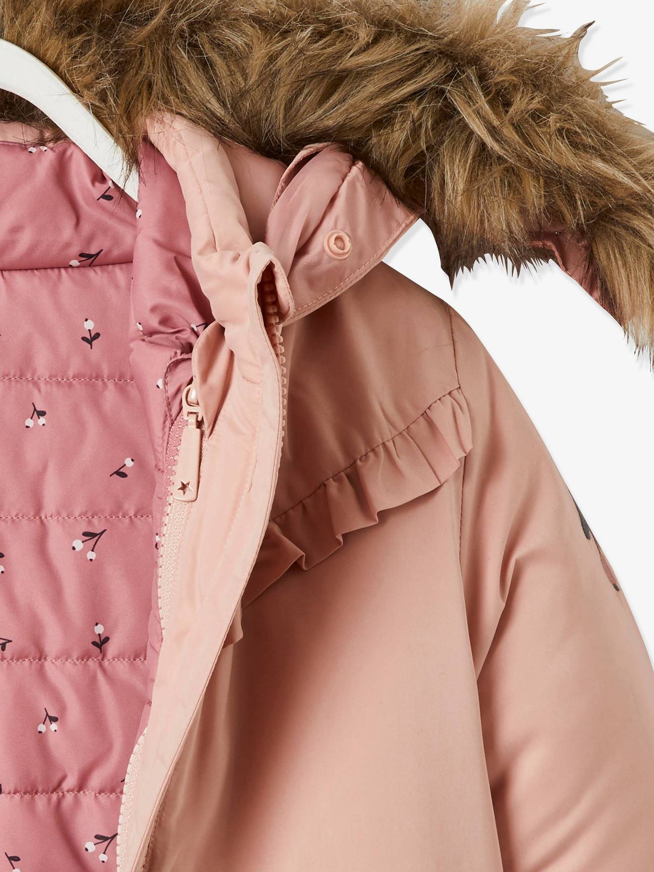 Parka 3 en 1 fille hiver encre