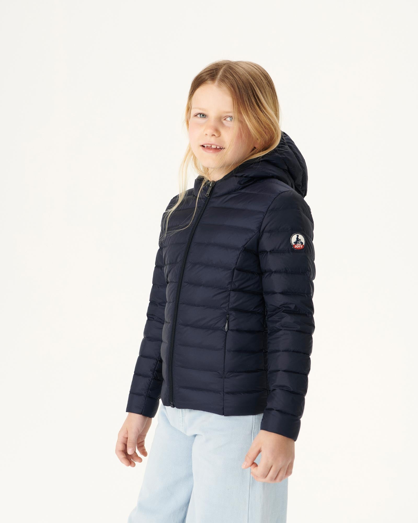 Doudoune légère à capuche enfant Marine Carla