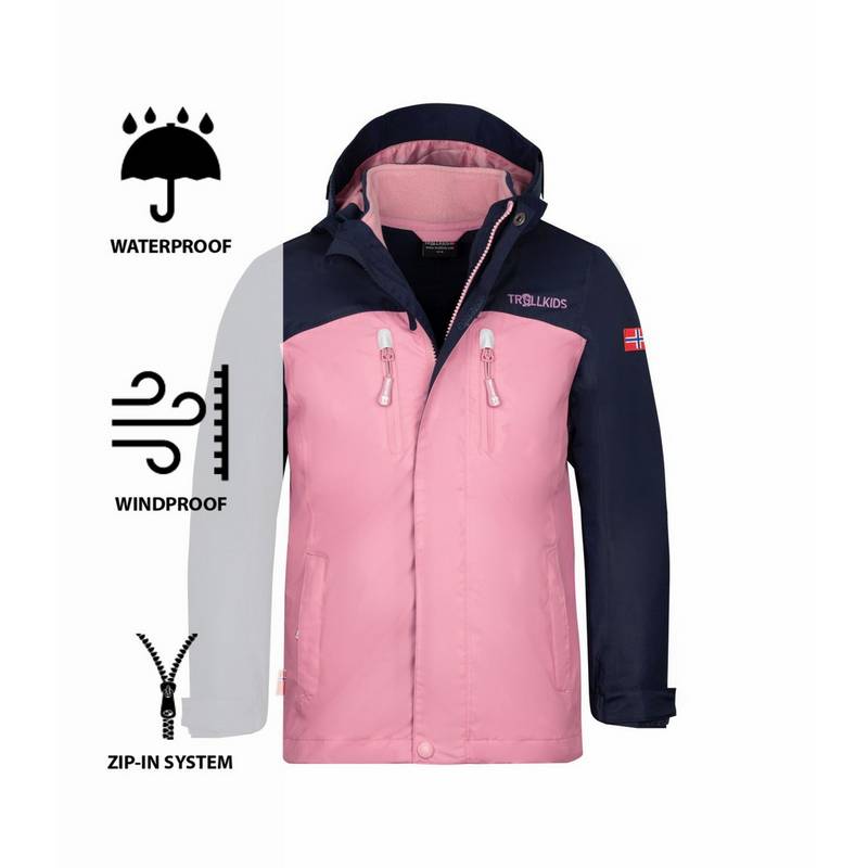 Trollkids Bryggen Doppeljacke Mdchen