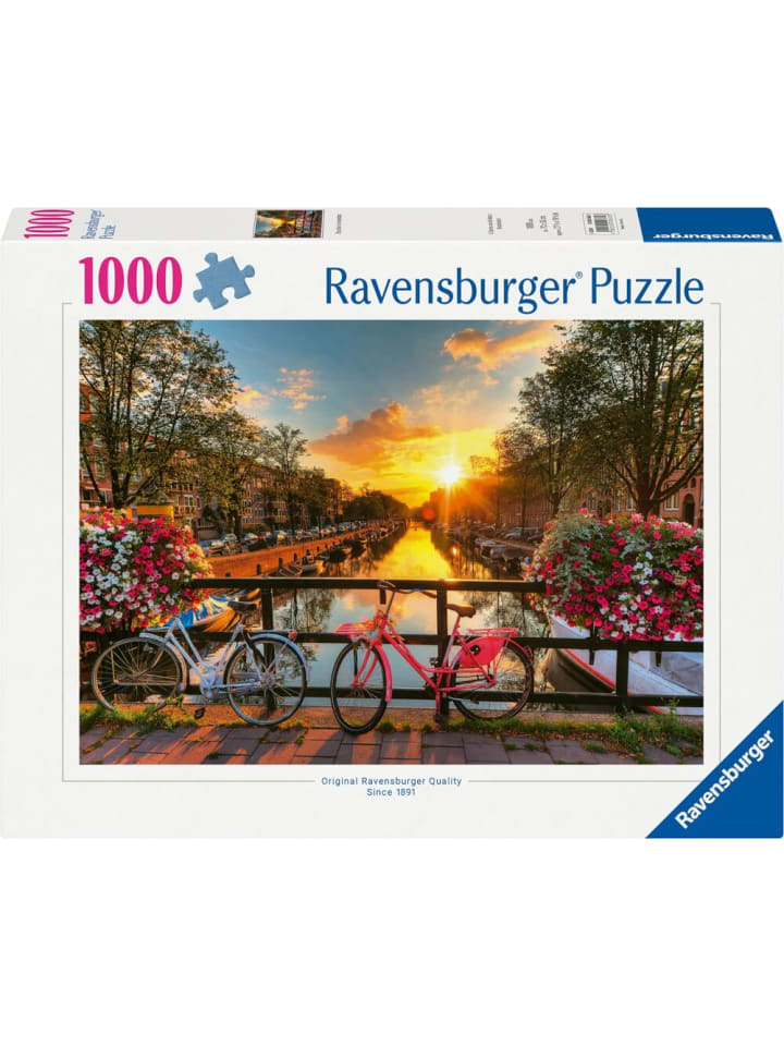 Ravensburger Puzzle Fahrräder in Amsterdam, 1000 Teile, ab 14 Jahre günstig kaufen onesize