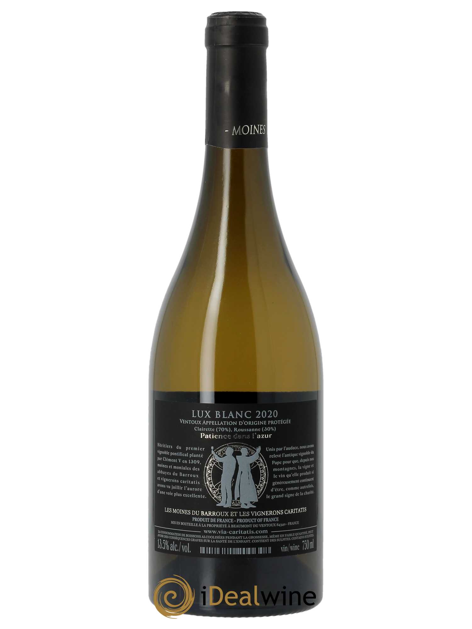 Ventoux Lux Via Caritatis  2020 - Lot de 1 Bouteille