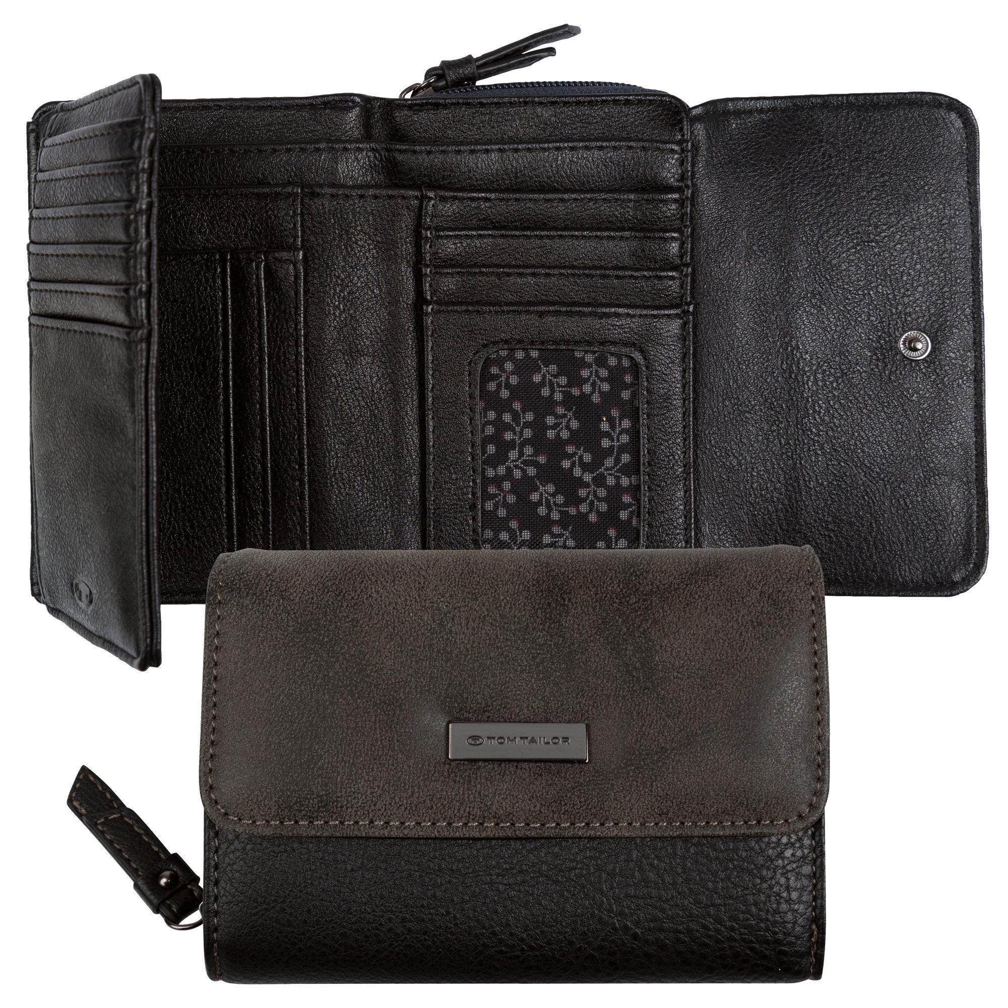 TOM TAILOR Geldbörse ELIN Medium flap wallet, mit praktischer Einteilung