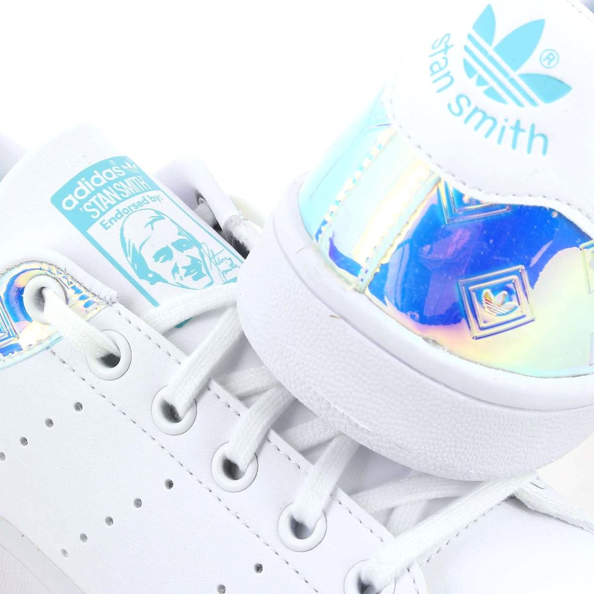 Adidas Originals  STAN SMITH METAL H21 - Blanc Multi