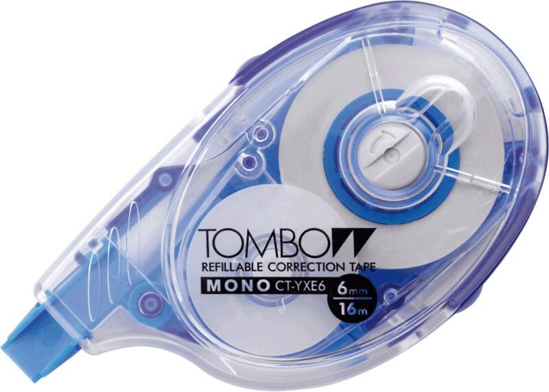 Tombow MONO YXE6 Nachfüllbar Korrekturband 6 mm 16 m