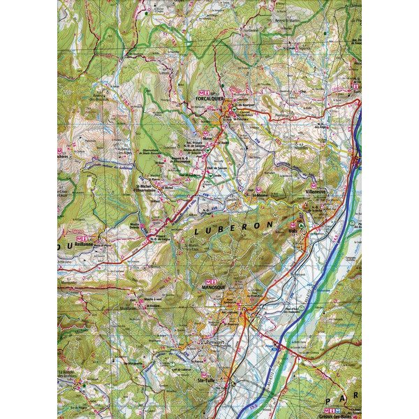 Carpentras Dignes-les-Bains 1:100 000 - Karte