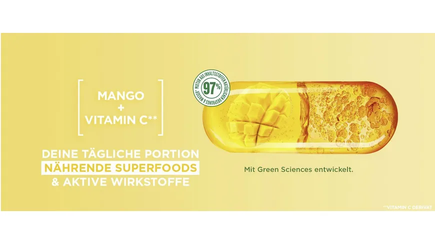 Garnier Body Superfood Mango Vitamin C Körpercreme 380 ml