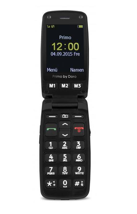 Doro Primo 406 32 GB 0,3 Megapixel 6,1 cm (2,4 Zoll) Mobiltelefon Mobiltelefon Silber