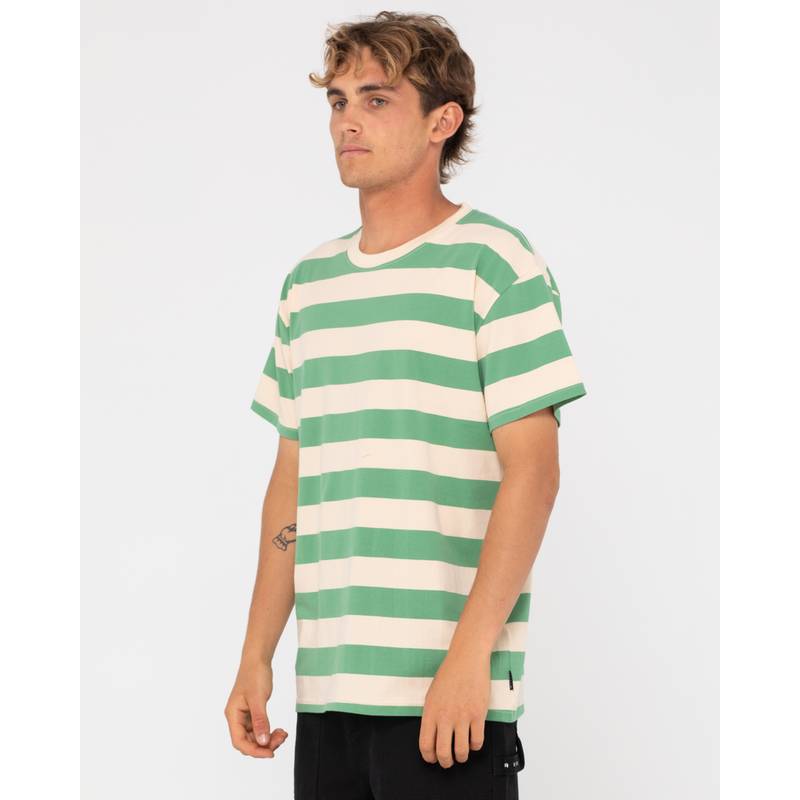 RUSTY BUSTED CUSTARD SHORT SLEEVE TEE T-Shirt Herren