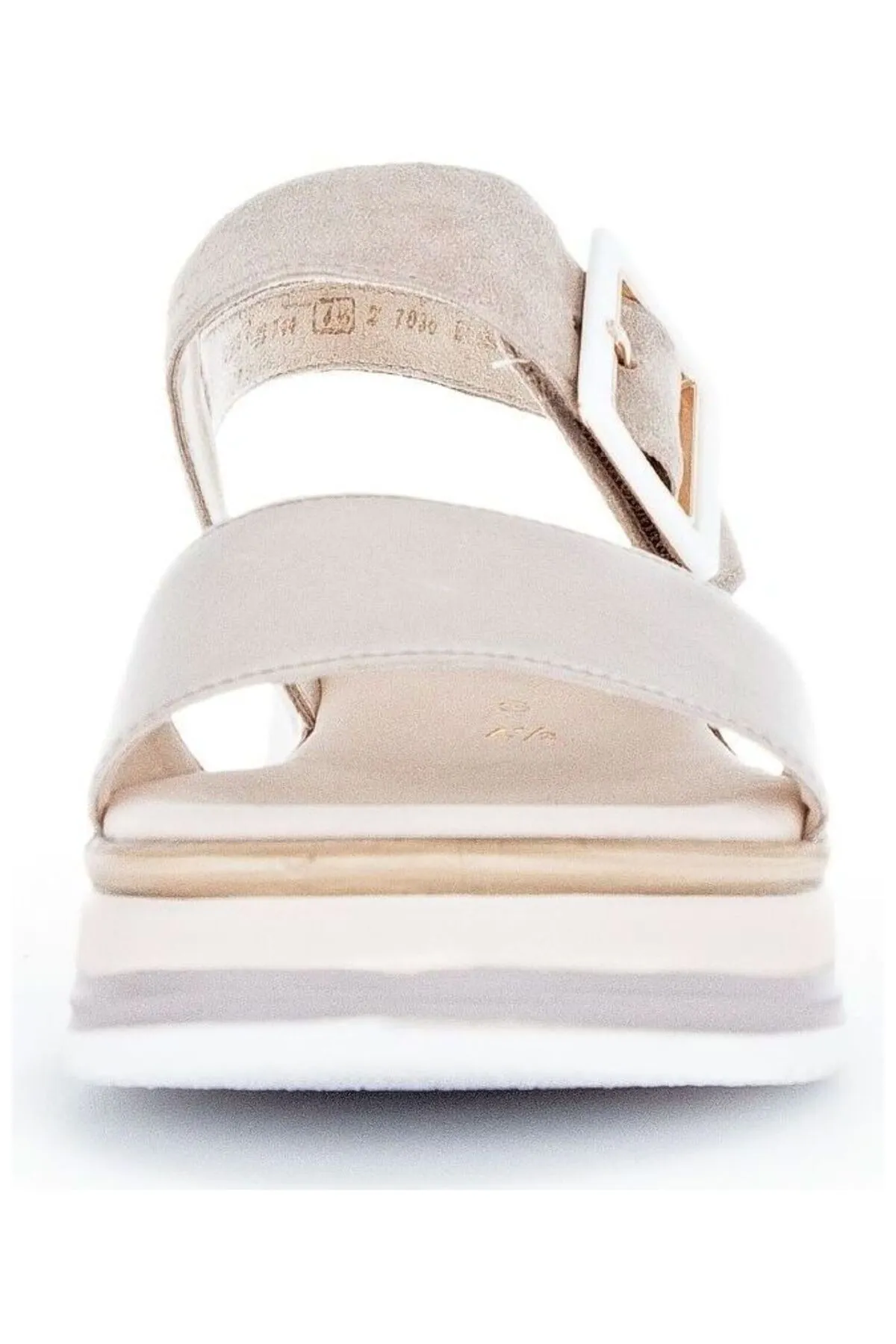 GABOR  Sandalette - Beige - Flacher Absatz