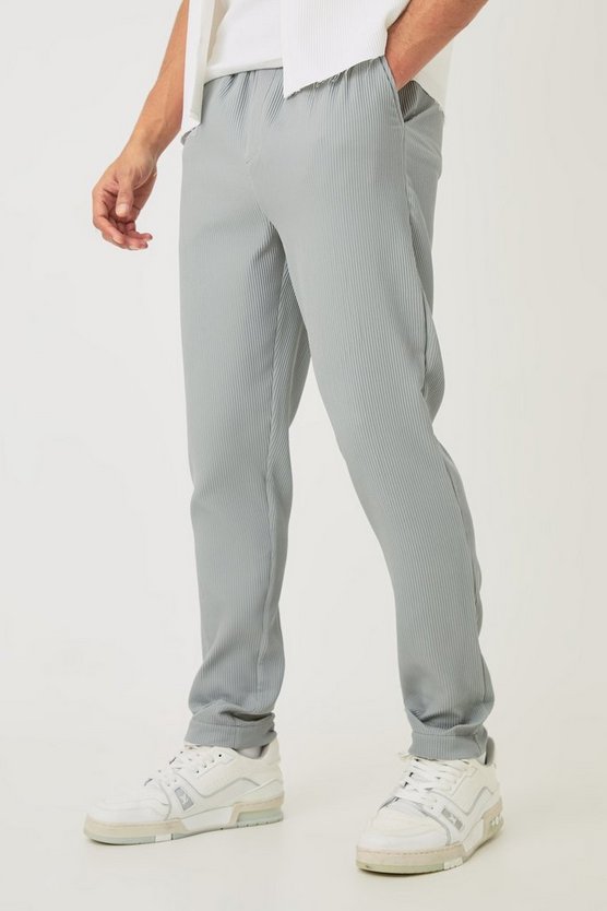 Slim-Fit Hose mit elastischem Bund