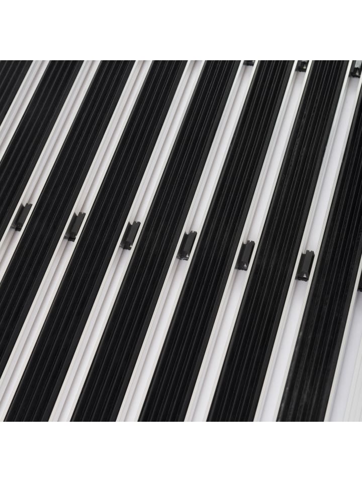 Pergamon Fußmatte Sauberlauf Aluminium Kleeny in Zwart günstig kaufen
