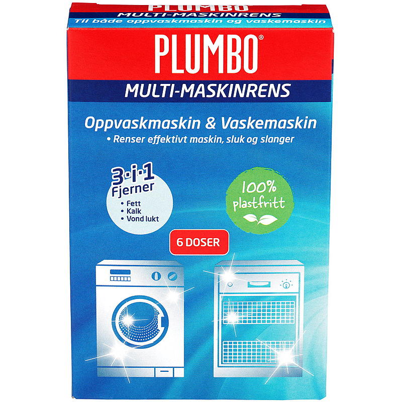 Plumbo Plumbo 6 stk Multi-Maskinrens