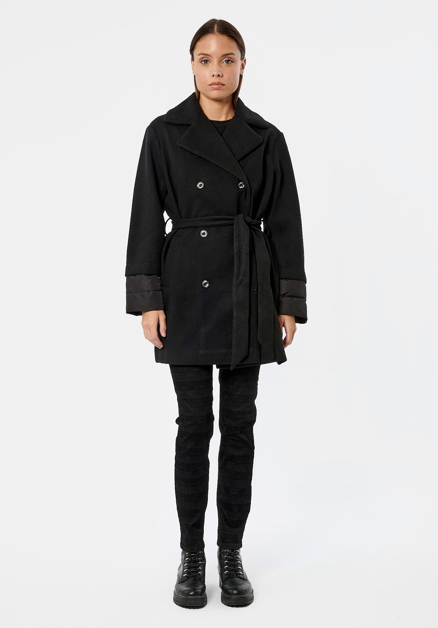 PAGA   Manteau noir femme