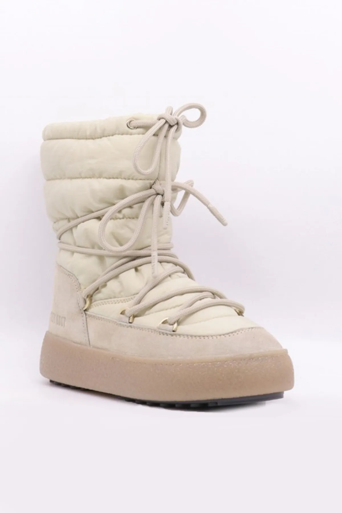 MOON BOOT  Sandfarbene Stiefel & Booties für Damen/Mädchen