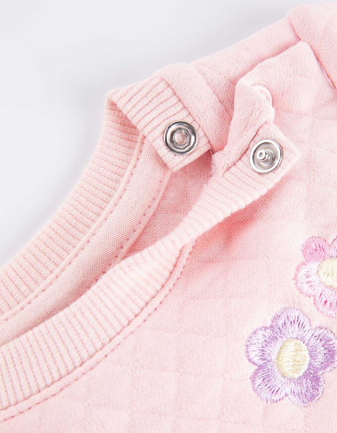 Set aus Sweatshirt und Hose - Stickereien