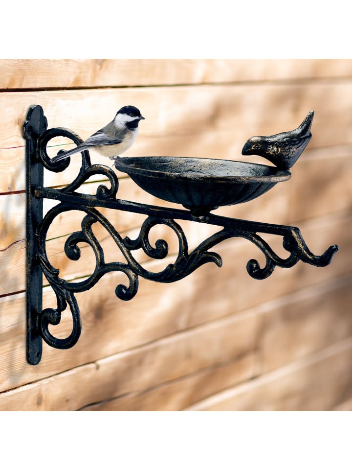 relaxdays Vogeltränke in Bronze - (B)28x (H)24 x (T)14 cm günstig kaufen onesize