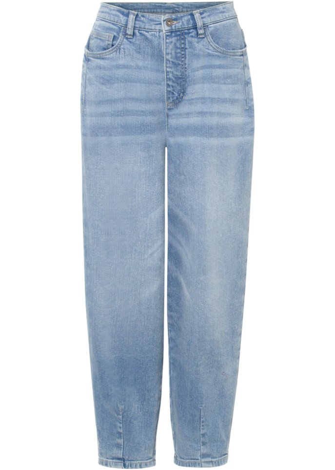 Paper-Bag Jeans mit Bio-Baumwolle