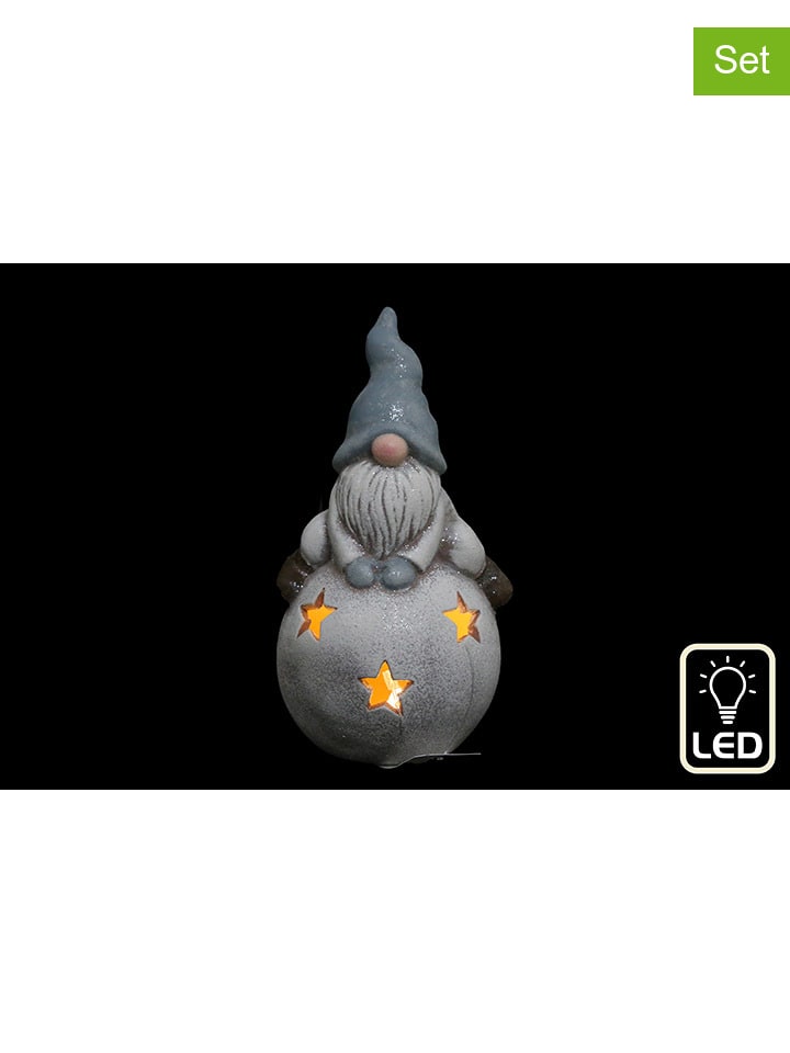 SiL Interiors 2er-Set: LED-Dekoleuchten 