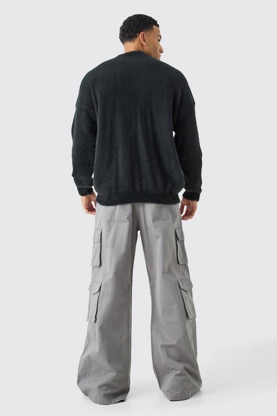 Lockere Hose mit Cargo-Taschen