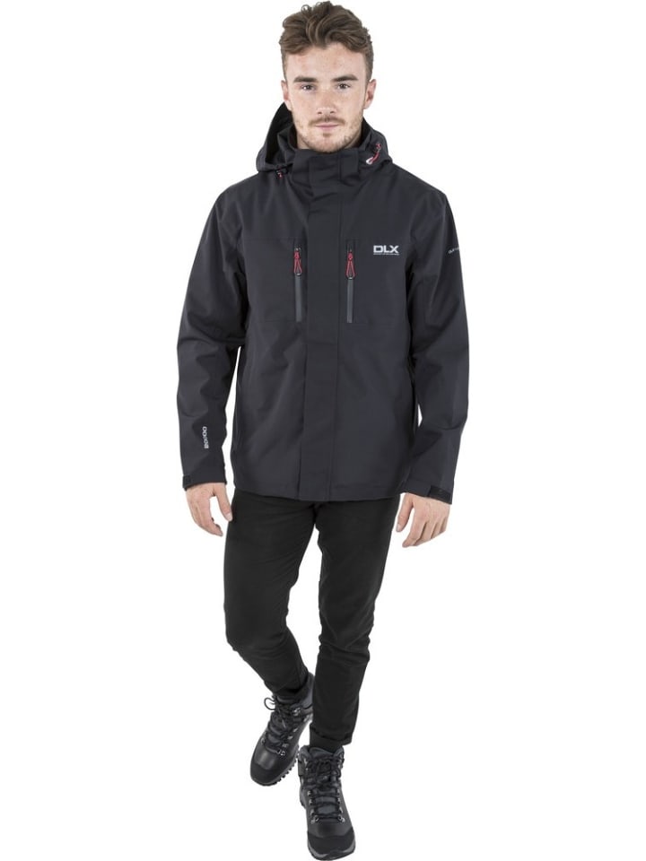 DLX Regenjacke in Schwarz günstig kaufen
