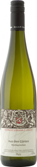 2022 Aus den Gärten Riesling trocken - Weingut Johann F. Ohler