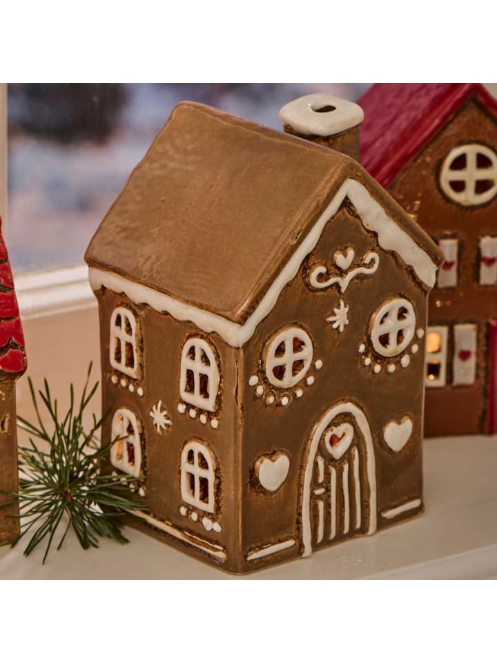 IB Laursen Lichthaus LEBKUCHENHAUS Rundbogen Tür Herzen 15 cm günstig kaufen onesize