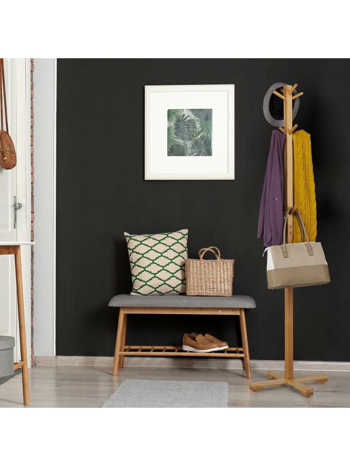 relaxdays Garderobenständer in Natur - (B)50 x (H)179,5 x (T)50 cm günstig kaufen onesize