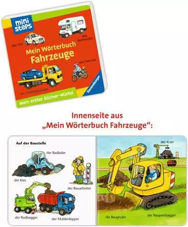 ministeps: Mein erster Bücher-Würfel: Meine ersten Wörter (Bücher-Set)