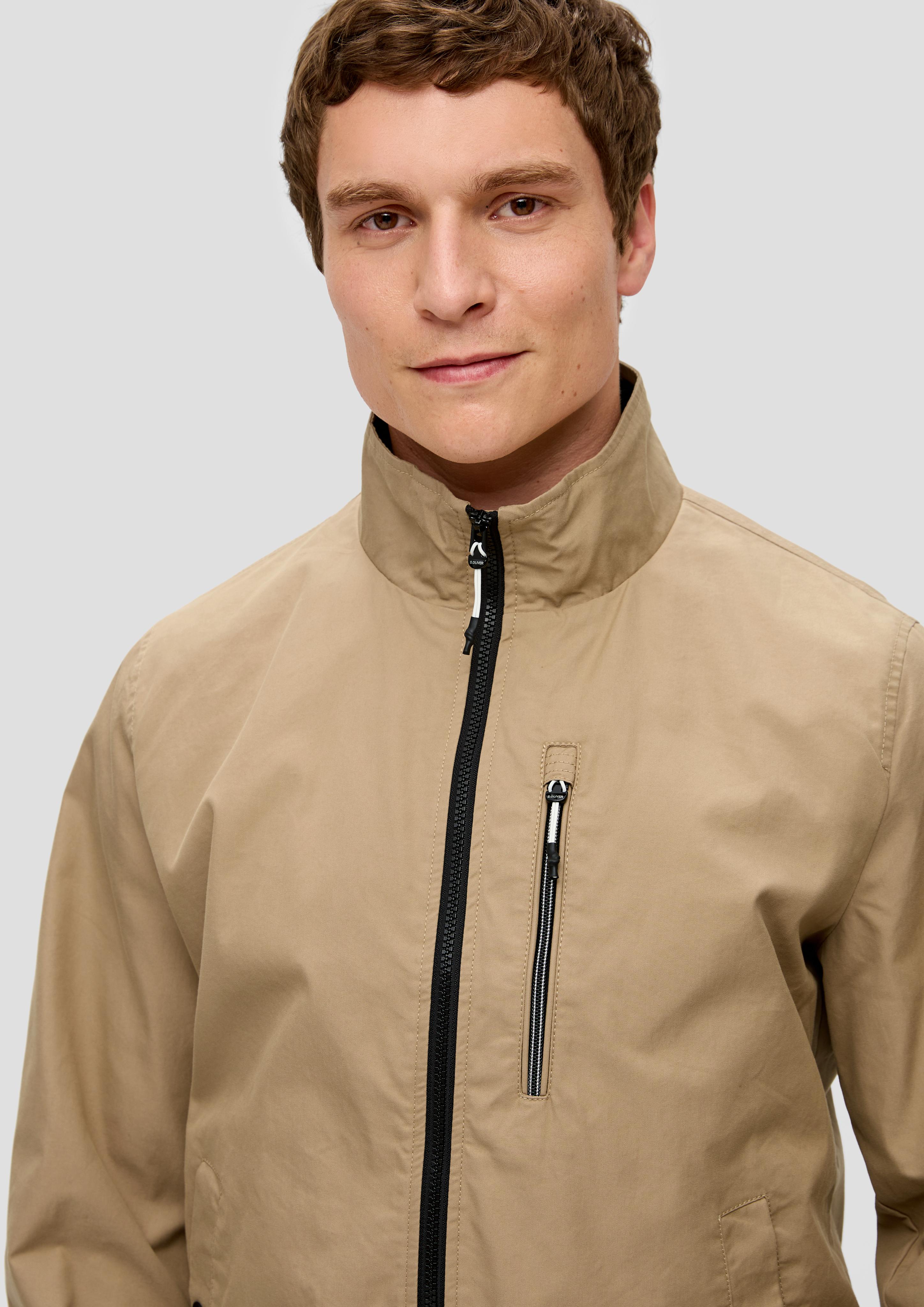 Twilljacke mit Stehkragen  2141342-8410