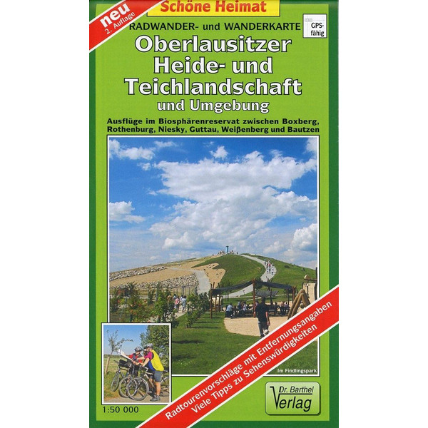 Radwander- und Wanderkarte Oberlausitzer Heide- und Teichlandschaft und Umgebung 1 : 50 000 - Wanderkarte