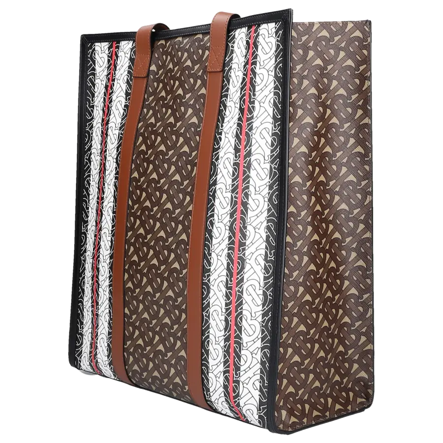 Burberry - Shopper MONOGRAM Canvas - braun